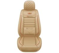 YSQOJF Waterproof Carseat Covers 1 Pcs Leather Car Front Seat Cover For Mitsubishi For Pajero 4 2 For Sport For Outlander Xl For Asx For Lancer 9 10(Beige)