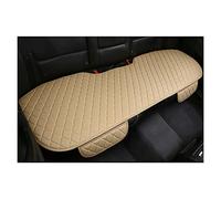 YSQOJF Waterproof Carseat Covers 1PC For BMW 3 Series F30 F31 F34 4 Series F32 F33 F36 5 Series E34 E39 E60 E61 5 Series F10 Leather Rear Car Seat Cushion Cover(Cream color Rear)