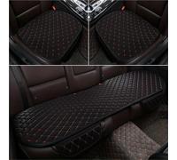 YSQOJF Waterproof Carseat Covers 3Pcs Cotton And Linen Car Seat Cover Set Universal Car Seat Cover Cushion All Season Car Seat Protector Interior(Black with Red)