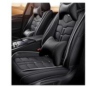 YSQOJF Waterproof Carseat Covers Car Seat Cover Front+rear For Aveo T250 For Aveo T300 For Lacetti For Onix For Cruze For Lanos For Cobalt For Captiva For Niva(Black white,A)