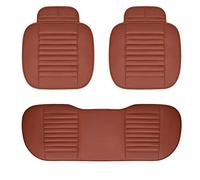 YSQOJF Waterproof Carseat Covers Car Seat Cover Pu Leather Seat Cushion For Vw For Polo For Atlas For Jetta For Bora For Eos For Sharan For Variant For For Scirocco(Brown 5 Seat)