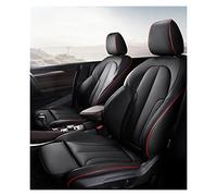 YSQOJF Waterproof Carseat Covers Car Seat Covers Leather Custom For Bmw X1 X2 X3 X4 E83 E84 F25 F26 F39 Car Seat Cushion(Black,Standard)