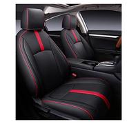YSQOJF Waterproof Carseat Covers Car Seat Covers Leather Custom For Civic 2018 Auto Cover Accessories Styling(Black,Standard)