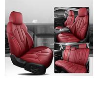 YSQOJF Waterproof Carseat Covers Car Waterproof Seat Covers Custom For A4 Tt Mk2 A3 8l 8p A5 For Sportback Q3 A6 C5 Q2(Win red-Full set)