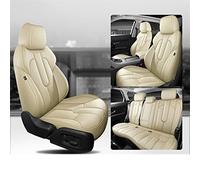 YSQOJF Waterproof Carseat Covers Car Waterproof Seat Covers Custom For A4 Tt Mk2 A3 8l 8p A5 For Sportback Q3 A6 C5 Q2(Beige-Full set)