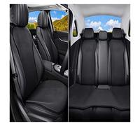 YSQOJF Waterproof Carseat Covers For CR-V For Civic For Accord For Pilot For HR-V For Passport For Freed Car Seat Cover Set Breathable Protector Mat(Five seat black)