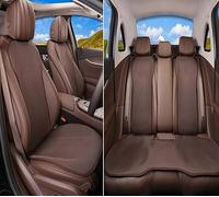 YSQOJF Waterproof Carseat Covers For CR-V For Civic For Accord For Pilot For HR-V For Passport For Freed Car Seat Cover Set Breathable Protector Mat(Five seat Brown)