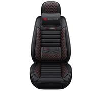 YSQOJF Waterproof Carseat Covers For Megane 2 3 For Sport Leather Car Seat Covers For Scenic For Captur For Clio For Fluence For Kangoo For Logan For Kadjar For Talisman(Black Red line,Deluxe b)
