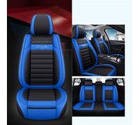 YSQOJF Waterproof Carseat Covers For Skoda For Octavia 2 3 A5 Rs A7 Car Seat Cover For Tour 3 For Fabia 1 2 For Rapid For Spaceback For Superb 3 For Yeti(Black+Blue)