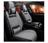 YSQOJF Waterproof Carseat Covers For Skoda For Octavia 2 A7 A5 A3 Flax Car Seat Covers For Fabia For Superb 2 3 For Rapid For Yeti For Super Auto Seat Cover Cars(Red-Brown-Panel,Luxury)