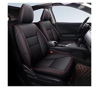 YSQOJF Waterproof Carseat Covers For Vezel For Hrv Xrv 2014 2015 2016 2017 2018 2019 Car Seat Covers Auto Seat Protector Cushion(Black Red 4pcs)