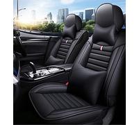 YSQOJF Waterproof Carseat Covers Full Coverage Car Seat Cover For Silverado 1500 For Silverado 2500 For Impala For Camaro For Malibu For Monte For Carlo(Black,Deluxe)