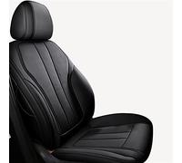 YSQOJF Waterproof Carseat Covers Full Set Car Seat Covers For Toyota For Land Cruiser For Prado 120 150 2004 2005 2006 2007 2008 2010 2011 2012 2013 2018 Leather Covers For Vehicle Seat(Black)