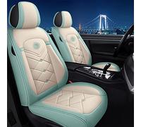 YSQOJF Waterproof Carseat Covers Full Set Leather Car Seat Covers For Civic 2011 For Accord 2017 2021 For Crv Hrv For City 2015 2020 For Vezel For Fit For Jazz For Stepwgn For Shuttle(Light green)