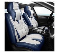 YSQOJF Waterproof Carseat Covers Full Set Luxury Car Seat Cover For A3 8p 8l For Sportback A1 A5 Q7 2007 Q5 Leather(Blue)