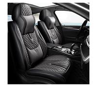 YSQOJF Waterproof Carseat Covers Full Set Luxury Car Seat Cover For A3 8p 8l For Sportback A1 A5 Q7 2007 Q5 Leather(Red-Brown-Panel)