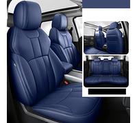 YSQOJF Waterproof Carseat Covers Genuine Leather Car Seat Cover Set For Bmw X3 2007-2010 2017 Automotive Interior Accessories(Blue)