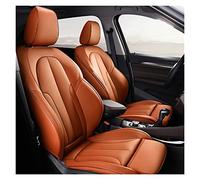 YSQOJF Waterproof Carseat Covers Leather Car Seat Cover Custom For Accord For Odyssey For Fit For City For Crosstour For Crider For Vezel For Avancier Cr-v Xr-v For Civic(Orange,Standard)