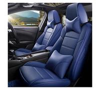 YSQOJF Waterproof Carseat Covers Leather Car Seat Cover Custom For Nissan For Patrol For Sunny For Quest For Terra For Navara For Nv200 For Paladin For Kicks For Maxima For Murano For Lannia(Blue,A)