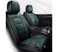 YSQOJF Waterproof Carseat Covers Leather Car Seat Covers For Civic 2006 2011 For Fit For Accord 7 For Crv 2008 For Crz For City 2003 2018 For Pilot 2009 For Jazz(BLACK GREEN,Standard)