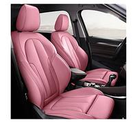 YSQOJF Waterproof Carseat Covers Leather Custom Car Seat Cover For Vw For Passat For For Tuareg For Tiguan For Phaeton For Vw R36 Eos For Magotan For Scirocco(Pink,B)