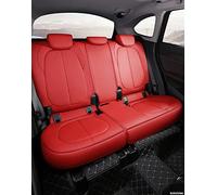 YSQOJF Waterproof Carseat Covers Leather Custom Car Seat Cover For Vw For Passat For For Tuareg For Tiguan For Phaeton For Vw R36 Eos For Magotan For Scirocco(Red,A)