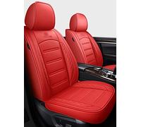 YSQOJF Waterproof Carseat Covers Pu Leather Full Coverage 5 Seat Car Seat Cover For Accord For Shuttle For Urv For Inspire For Xrv Hrv For Pilot For Element S200 For Insight For Prelude(Red,Standard)