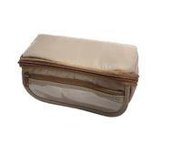 YsRoad Pencil Case, Storage Bag - Multiple Compartments, Large Opening.5QS-Coffee