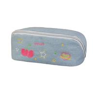 YsRoad Pencil Case, Storage Bag - Multiple Compartments, Large Opening.6NZ-Light Blue