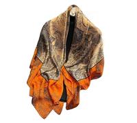 YsRoad Satin Square Scarf - Women's Faux Silk Scarf 90x90, Square Headband, Lightweight and Elegant Can be tied around neck, hair, handbag and belt White Black Red Green