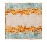 YsRoad Satin Square Scarf - Women's Mulberry Silk Scarf 20.9 x 20.9, Square Headband, Lightweight and Elegant Can be tied around neck, hair, handbag and belt White Black Red Green