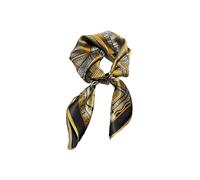 YsRoad Silk Scarf - Women's Silk Neck Scarf 28 x 28, Square Headband, Lightweight and Elegant Can be Tied Around Neck, Hair, Handbag and Belt White Black Red Green