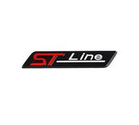 YSRWTBBA 3D Metal ST Line Car Sticker Emblem Badge Decals(Black ST Line)