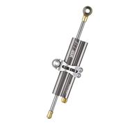 YSS Steering Damper RACING Stroke 75 Platinium, black