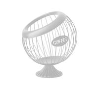 Yssevlon Espresso Capsule Holder Container Counter Coffee Pod Holder Snack Fruit Organizer Kitchen Replacement Parts Accessories White