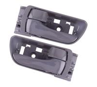 YSSJDKHG Car Interior Handle 1 Pair Car Front Interior Door Handle Bezel 69206-AE010-B1 69205-AE010-B1 for Toyota for Sienna XLE Grey Plastic