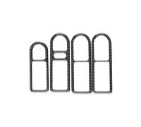 YSSJDKHG Car Interior Handle for VW for Golf 4 for Jetta for Bora for MK4 R32 for GTI 1999-2004 Car Interior Door Handle Bowl Frame Decoration Sticker(Type A)