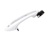 YSSLYEU Car Side Outer Door Handle Compatible with BMW for 7' F03 LCI 2012 2013 2014 2015 Black/White Car Exterior Comfort Access Door Handle Car Accessories