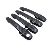 YSSLYEU Door Handle Exterior Cover Compatible with Mazda for CX-7 CX7 CX 7 2006 2007 2008 2009-2013 4 Door Handle Cove Car Exterior Accessories Door Handle Stickers Chrome Carbon