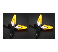 YSSLYEU Signal Lamp Compatible With XADV For CB400 For CB500X For CBR500R 12V Motorcycle Front Rear Turn Signal Lights Blinker Flasher Lamp Red Blue