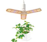 YSSMAO LED Grow Light 150W Full Spectrum Growth Lamp Bulbs Waterproof with 3 Folding Blades for Indoor Plants, Vegetables Greenhouse Hydroponic