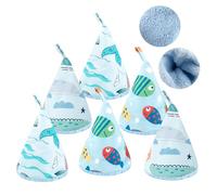 YSSPPOY 6 Pcs Coral Velvet Peepeeteepe Baby Boy, Strong Water Absorption Pee Peep Teepee for Baby Boy, Reusable Pee Covers for New Parents Gift