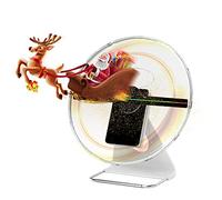 YSTEROKS 3D Desktop Holographic Projection Store Advertising Custom Design Logo, Holographic Display