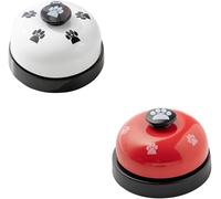 YSTrillion Cat Bell, Pack of 2 Dog Bell, Door Bells Training Bells for Dog Pet Table Bell Potty Training with Large Button