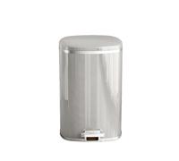 YSUEFIJO Step Pedal Trash Can with Lid, Kitchen Garbage Can, Waste Bin For Home Bathroom Office, Hands Free Foot Operated Rubbish Bin, Large Opening Design, Easy Waste Disposal