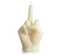 YSUY White Middle Finger Candle - 1PC Funny Novelty Pillar Candle, Quirky Home Decor & Humorous Gift for Men, Unique Bedroom or Living Room Accessory, Conversation Starter Specialty Candle