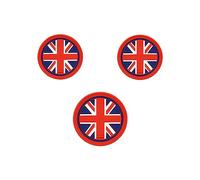 YSWOMOSKD For Mini Cooper R55 R56 R57 Cup Holder Silicone Pad Mini R55 R56 R57 Car Cup Coaster, 3PCS Non-Slip Mat Coaster (Union Jack)