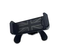 YSWOMOSKD For Mini R50 R52 R53 Phone Holder Mount, Phone Mount for Car Circular Air Vent for Mini Cooper One R50 Convertible R52 R53 Hands-Free Cradle for Smartphone, iPhone（Black Flag）