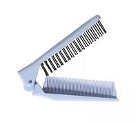 YsXoWiui 2 Pack Foldable Hair Comb Compact Folding Comb Hairbrush Portable Double Headed with Coarse And Fine PP Build Rotates to Save Space suitable, 2 Pcs