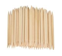 YsXoWiui 2 Packs Wood Sticks Cuticle Pusher Nail Cuticle Remover Manicure Cuticle Pusher Cuticle Trimmer Pusher Natural Smooth Surface Lightweight, 2 Pcs
